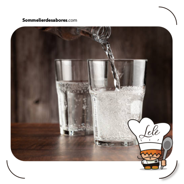 agua con gas