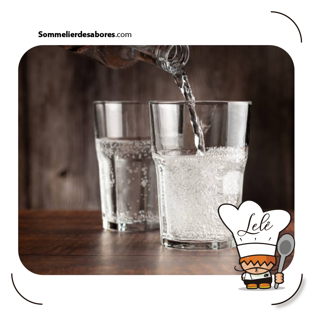 agua con gas